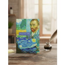 Bam Van Gogh Tasarımlı Post-It Not Defteri