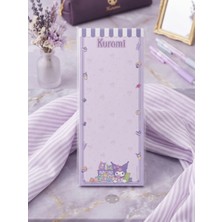 Gifi Kuromi & Hello Kitty Lisanslı Bloknot 9x22,7 cm