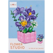 Toys E Toys Flower Studio Gül Çiçek Yapı Blok Seti 550 Parça 9109A