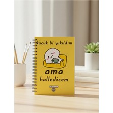 Bam Küçük B Yıkıldım Ama Halledicem Tasarımlı Konuşan Ajanda
