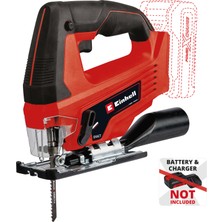 Einhell Tc-Js 18/80 Li-Solo Akülü Dekupaj Testere Pxc (18 V, 20 mm Strok Uzunluğu, 2.700 Dev/dk, Ahşapta 80 mm Kesme Derinliği, Maks. 45° Eğimli Kesim, Testere Bıçağı Dahil, Akü Hariç) - 4321238