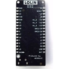 Gollum Teknoloji Esp-32 Lolin D32 Geliştirme Kartı