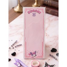 Gifi Kuromi & Hello Kitty Lisanslı Bloknot 9X22,7 cm