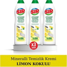 Sır Mineralli Temizlik Kremi Limon Kokulu 1125 gr x 3 Adet