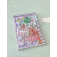 Bam Capybara Oyun Kapaklı Çizgisiz Defter 80 Yaprak