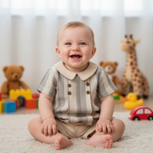 Ürünya Erkek Bebek Çocuk Kısa Kollu Şortlu 2'li Takım
