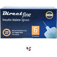Direct Fine Insülin Iğne Ucu 6 mm
