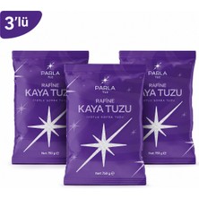 Parla Iyotlu Rafine Kaya Sofra Tuzu 750 gr 3’lü Paket