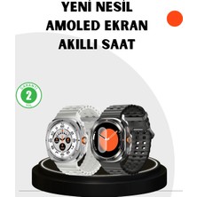 Varyant Store  Modern Akıllı Saat Kablosuz Şarj Sosyal Medya Bildirimli
