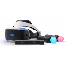 Sony Playstation VR Sanal Gerçeklik Gözlüğü + Kamera 2 Move Teşhir Ürünü Kullanılmış