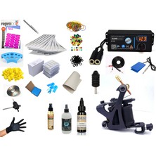 Xline XL-155 ''True'' Black Dijital Tattoo Dövme Makinası Seti Profesyonel Özel Tasarım
