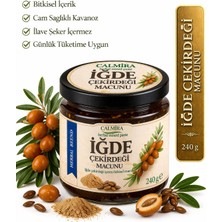 Calmira Iğde Çekirdeği Macunu 240 G / Iğde Unu / Iğde Çekirdeği Tozu / Şeker & Glikoz Içermez