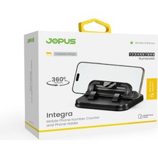 Jopus Katlanabilir Telefon Standı Numaratörlü 360° Dönebilen Kaymaz Taban Tablet Uyumlu Tutucu - JO-AT115
