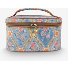 Pip Studio Ornamento Mavi Polyester Makyaj Çantası 26X16X16 cm