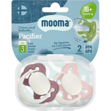 Mooma Palyaço ve Kelebek Emzik Pembe Mor 18+ Ay 2'li