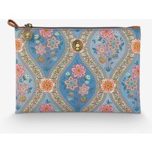 Pip Studio Ornamento Mavi Polyester Makyaj Çantası 24X1X15,5 cm