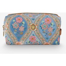 Pip Studio Ornamento Mavi Polyester Makyaj Çantası 21,5X10X10,5 cm