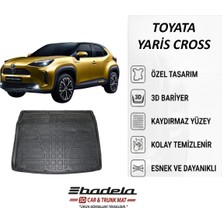 Badela 2022-2026 Toyota Yaris Cross Bagaj Havuzu (Üst Kademe, Bagaj Eşik Hizasında Kullanım) 3D Kauçuk