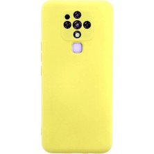 TeknoKapsül Tecno Camon 16 Kılıf Nano Içi Kadife - Sarı