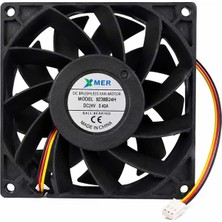 Xmer 92X92X38MM 9cm 38MM 24VOLT 3 Uçlu Rulmanlı 24V 3p Fan