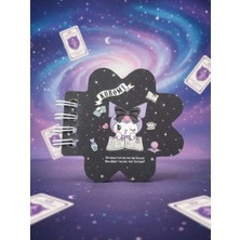 Gifi Hello Kitty & Kuromi Lisanslı Spiralli Özel Kesim Mini Bloknot