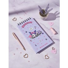 Gifi Kuromi & Hello Kitty Lisanslı Sert Kapaklı Bloknot
