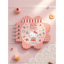 Gifi Hello Kitty & Kuromi Lisanslı Spiralli Özel Kesim Mini Bloknot