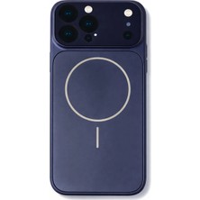 Vissona iPhone 14 Pro Uyumlu Kamera Korumalı Magsafe Wireless Şarj Özellikli Full Glass Arka Kapak