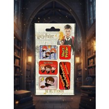 Dörtel Tedarik Harry Potter Kabartmalı Jel Damla Sticker 5li Set Harry Potter