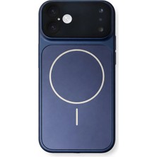 Vissona iPhone 17 Uyumlu Kamera Korumalı Magsafe Wireless Şarj Özellikli Full Glass Arka Kapak