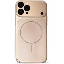 Vissona iPhone 13 Pro Uyumlu Kamera Korumalı Magsafe Wireless Şarj Özellikli Full Glass Arka Kapak