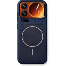 Vissona Mi 17 Pro Max Uyumlu Kamera Korumalı Magsafe Wireless Şarj Özellikli Full Glass Arka Kapak