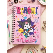 Gifi Kuromi & Hello Kitty Stickerlı Planner Kitap