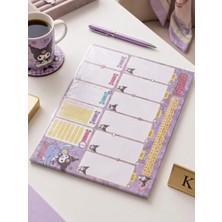 Gifi Kuromi & Hello Kitty Lisanslı A4 Planner 29,5x21 cm