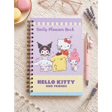 Gifi Kuromi & Hello Kitty Stickerlı Planner Kitap