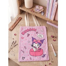 Gifi Kuromi & Hello Kitty Lisanslı Bez Çanta