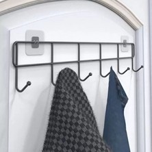 Calperia 6'lı Yapışkanlı Kapı Arkası Askı