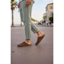 Beruflic JY0556 Ravn Bağcıksız Hakiki Süet Deri Erkek Günlük Mantar Taban Loafer Klasik Ayakkabı Hdmt - Kahve