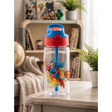 Tohana Süperman Lisanslı Ozi Pipetli Matara 480 ml