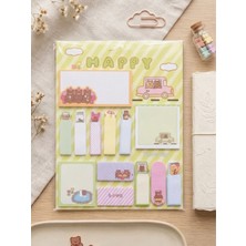 Bam Sevimli Ayı Tasarımlı Post-It Seti