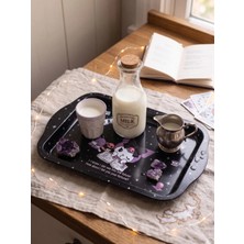 Gifi Kuromi & Hello Kitty Lisanslı Mini Metal Tepsi Süt Tepsisi