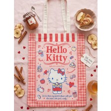 Gifi Kuromi & Hello Kitty Lisanslı Bez Çanta