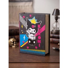 Gifi Kuromi & Hello Kitty Lisanslı Kitap Görünümlü Dekoratif Kutu 10,5x13,5 cm