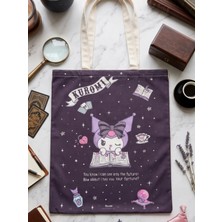 Gifi Kuromi & Hello Kitty Lisanslı Bez Çanta