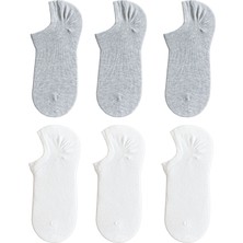 QUALITY WALKING Monochrome Series Sneaker Çorap 6'lı Set