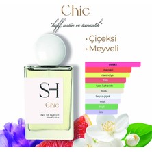 Sh Fragrances Chic Edp Kadın Parfüm | Narenciye-Meyvemsi | Çiçeksi | Hafif Odunsu | Amber, 50ML