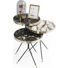 Showdeko Marble Zigon Sehpa
