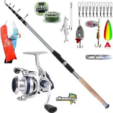 Okuma Aria C-4000a Remixon Carbo-x 240cm 60-120gr Turna Tele Spin Olta Takımı Seti