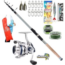 Okuma Aria C-4000a Remixon Carbo-x 240cm 60-120gr Tele Spin Olta Takımı Seti