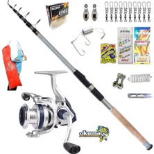 Okuma Aria C-4000a Remixon Carbo-x 270cm 60-120gr Kıyı Tele Spin Olta Takımı Seti